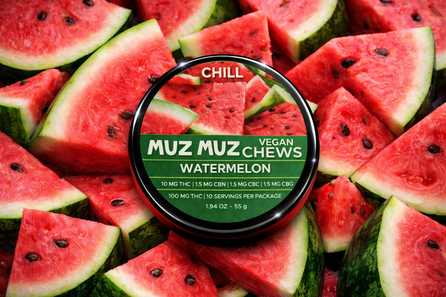Muz Muz Chews Watermelon (Chill)